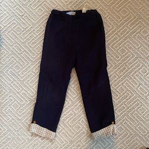 Bella Bliss corduroy pants with stripe cuff